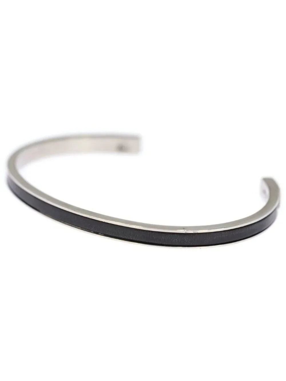 Gucci Leather Combination Bangle Bracelet